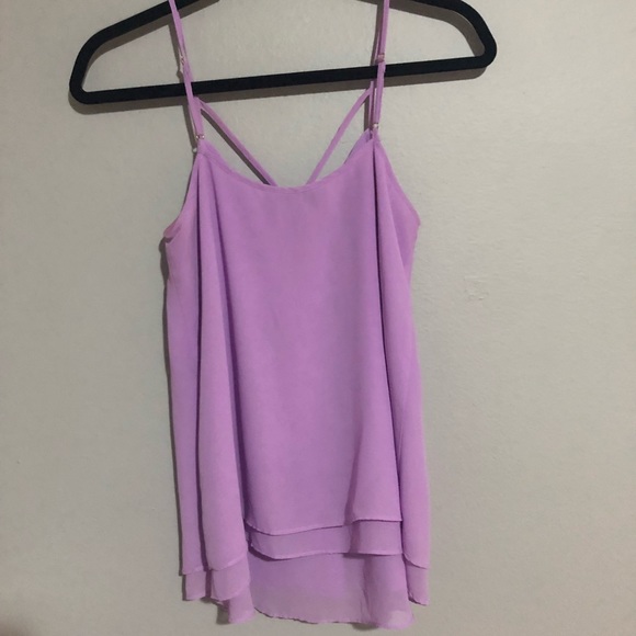 Guess Lavender Flowy Blouse - Picture 3 of 3